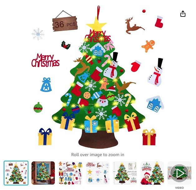 Xmas Tree for Toddler Christmas Gift for Kid