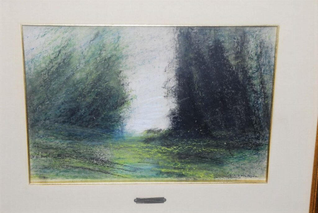 “Paesaggio” (mixed media on paper, 24 × 35 cm) — auction archive (1)